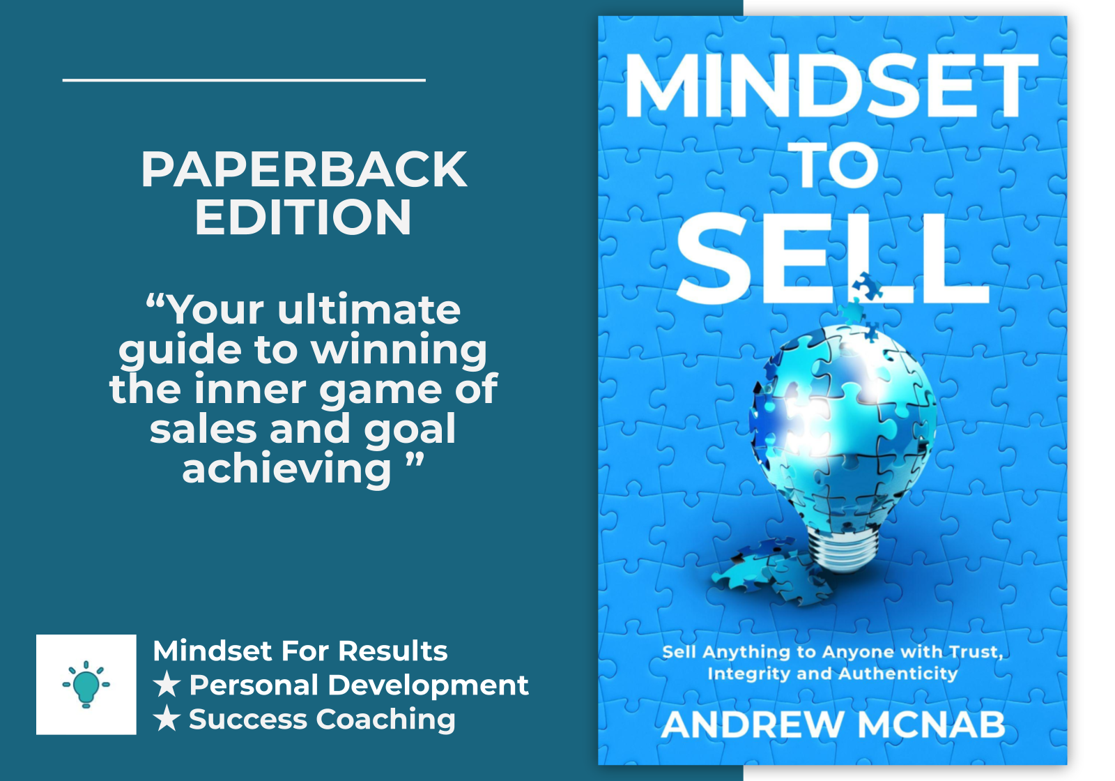 Mindset To Sell Book Paperback Edition